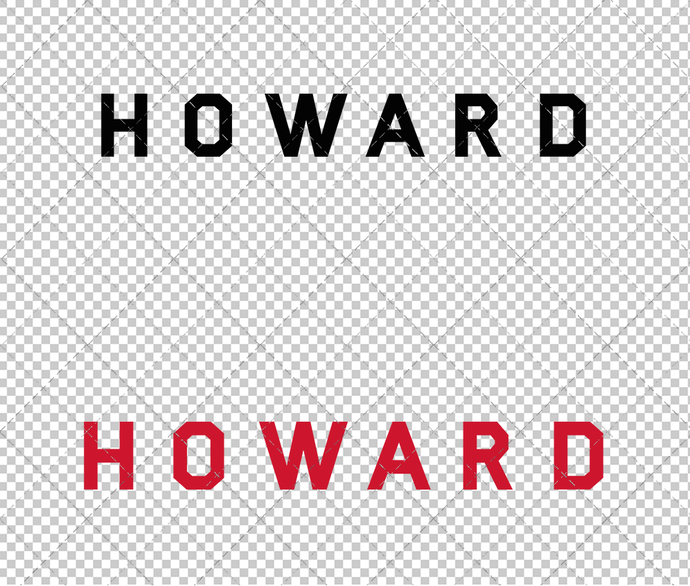 Howard Bison Wordmark 2015 007, Svg, Dxf, Eps, Png - SvgShopArt