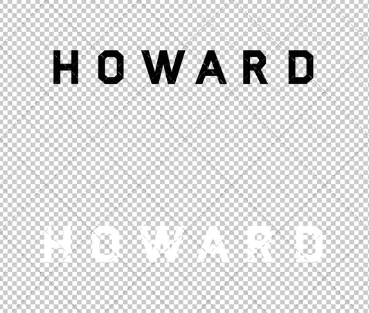 Howard Bison Wordmark 2015 008, Svg, Dxf, Eps, Png - SvgShopArt