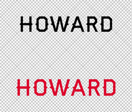 Howard Bison Wordmark 2015 010, Svg, Dxf, Eps, Png - SvgShopArt
