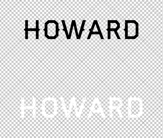 Howard Bison Wordmark 2015 011, Svg, Dxf, Eps, Png - SvgShopArt