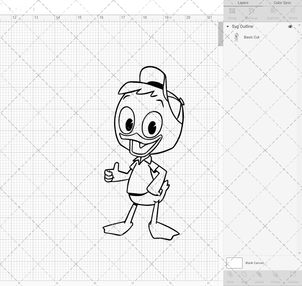 Huey - Ducktales, Svg, Dxf, Eps, Png SvgShopArt