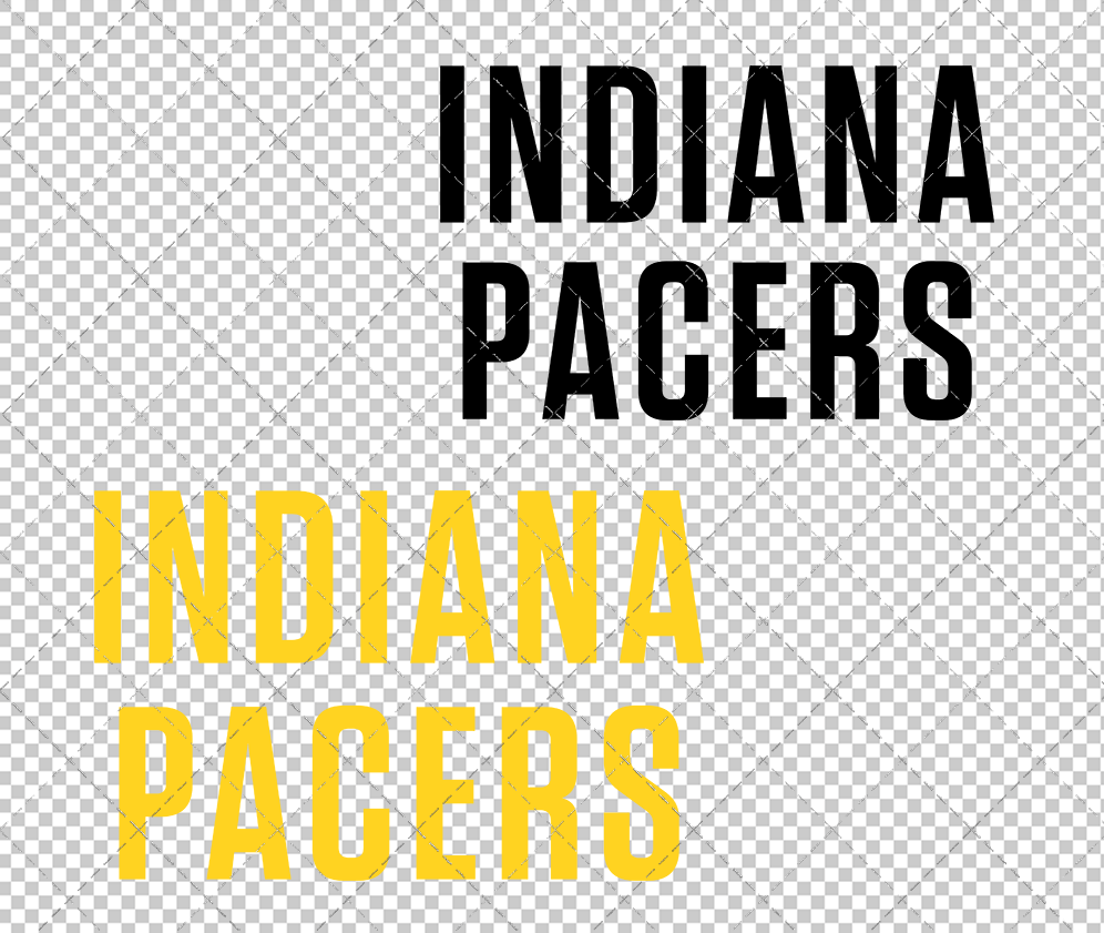 Indiana Pacers Wordmark 2025 004, Svg, Dxf, Eps, Png - SvgShopArt