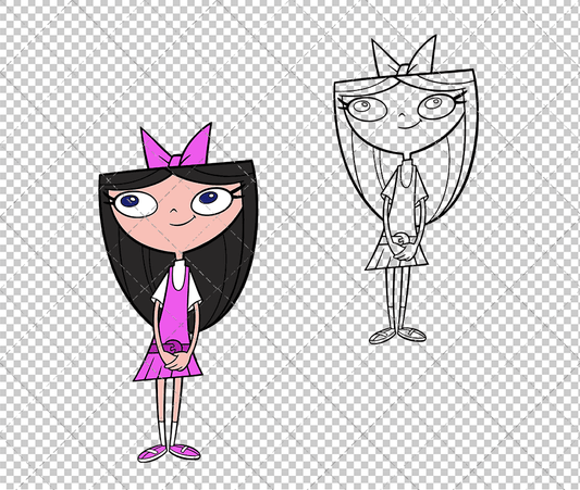 Isabella Garcia-Shapiro - Phineas and Ferb, Svg, Dxf, Eps, Png SvgShopArt