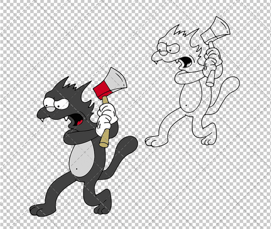 Itchy - The Simpsons, Svg, Dxf, Eps, Png SvgShopArt
