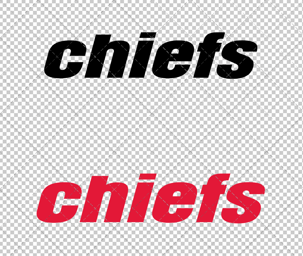 Kansas City Chiefs Wordmark 1971, Svg, Dxf, Eps, Png - SvgShopArt