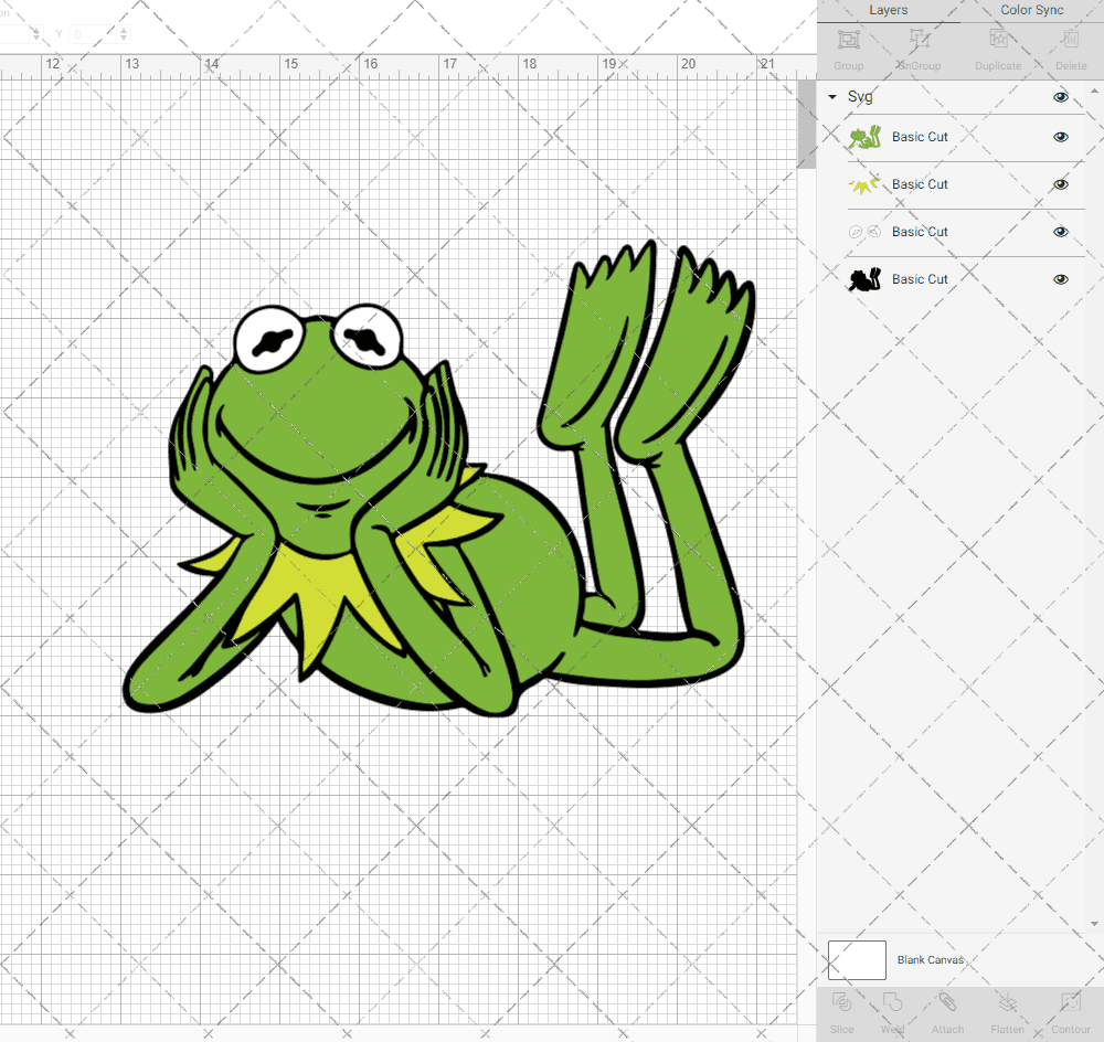 Kermit The Frog - The Muppets, Svg, Dxf, Eps, Png SvgShopArt