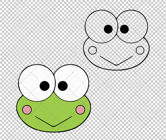 Keroppi - Sanrio 002, Svg, Dxf, Eps, Png SvgShopArt