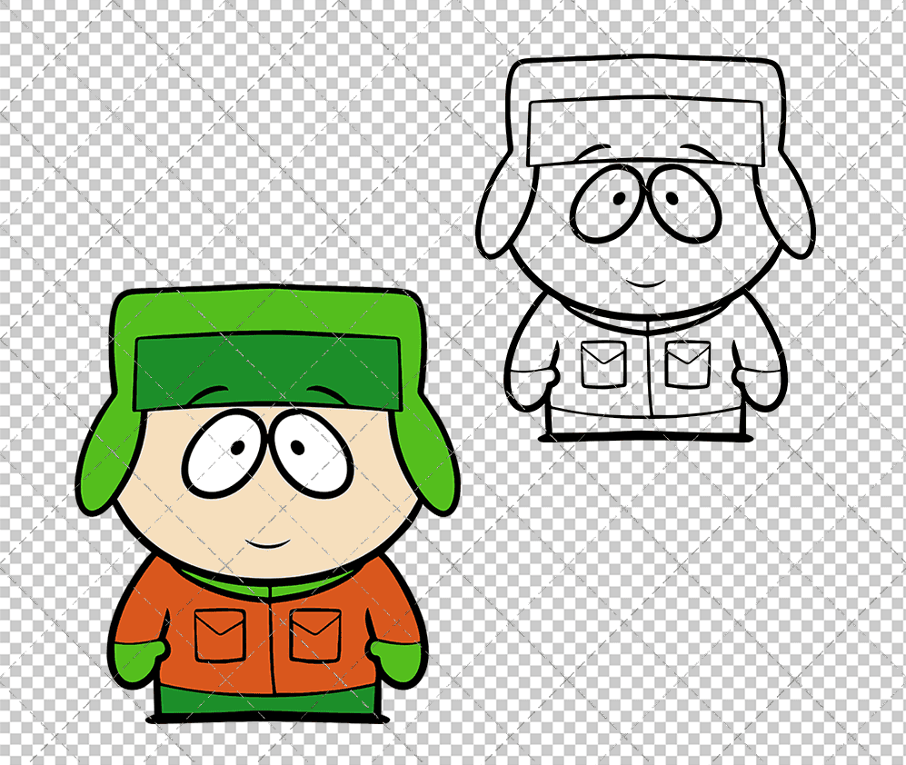 Kyle Broflovski - South Park, Svg, Dxf, Eps, Png SvgShopArt