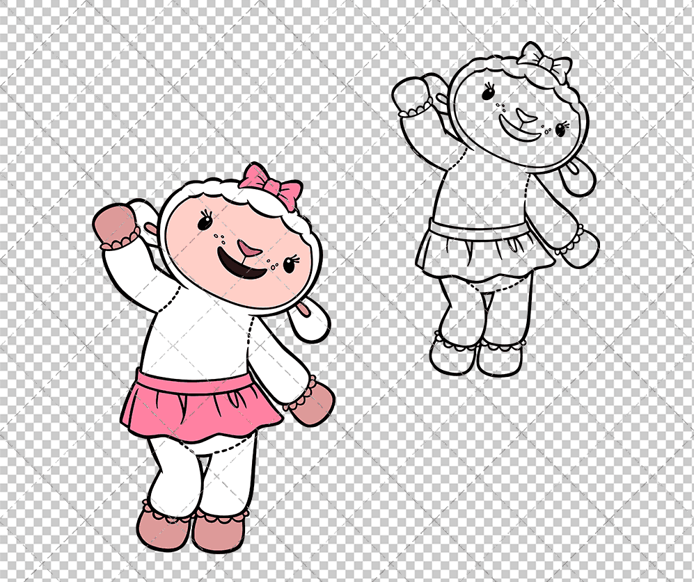Lambie - Doc McStuffins, Svg, Dxf, Eps, Png SvgShopArt