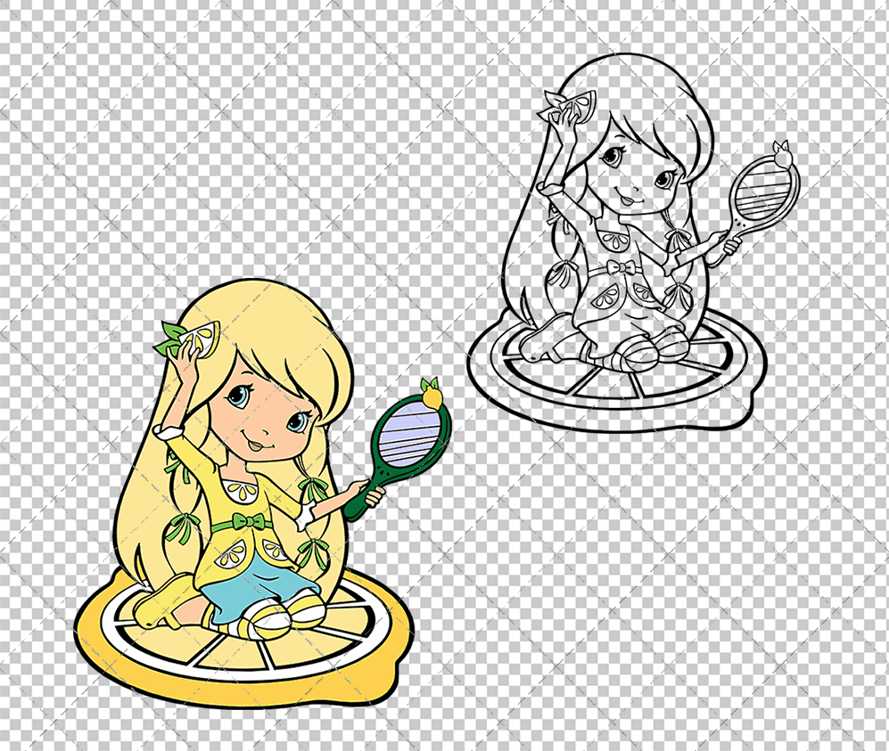 Lemon Meringue - Strawberry Shortcake 002, Svg, Dxf, Eps, Png SvgShopArt