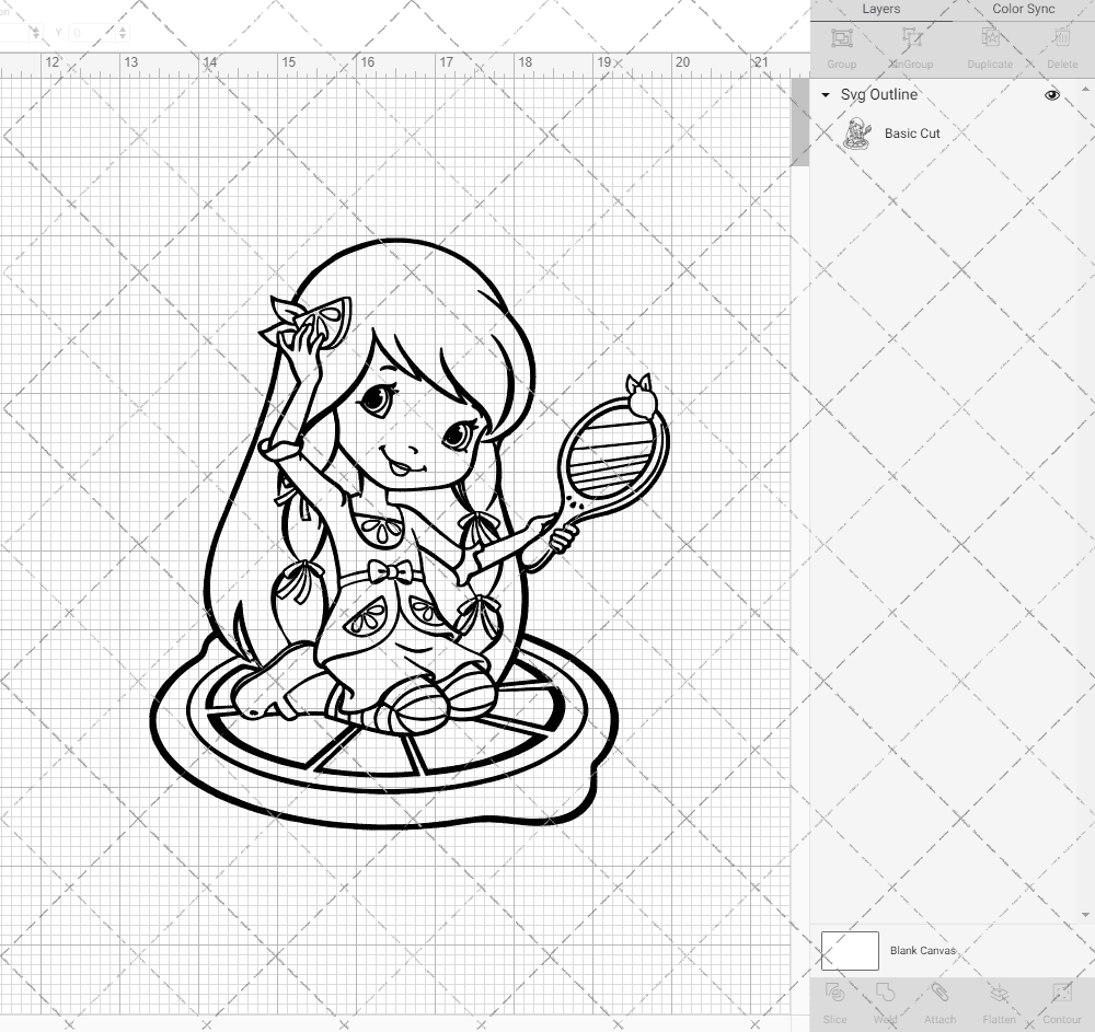 Lemon Meringue - Strawberry Shortcake 002, Svg, Dxf, Eps, Png SvgShopArt