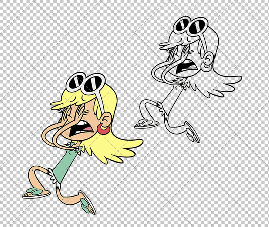 Leni Loud - The Loud House 002, Svg, Dxf, Eps, Png SvgShopArt