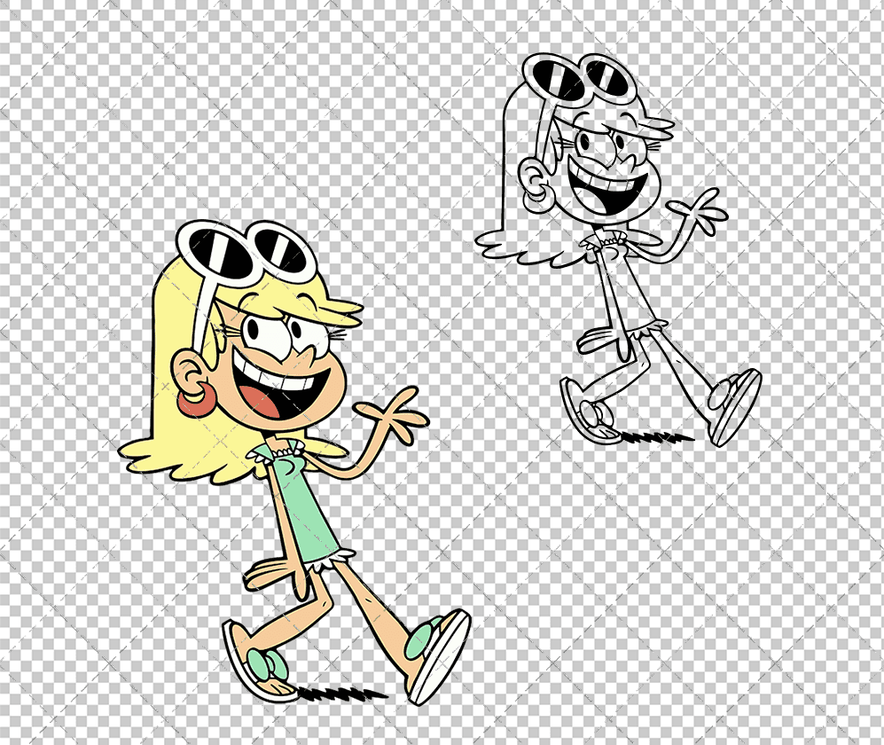Leni Loud - The Loud House, Svg, Dxf, Eps, Png SvgShopArt