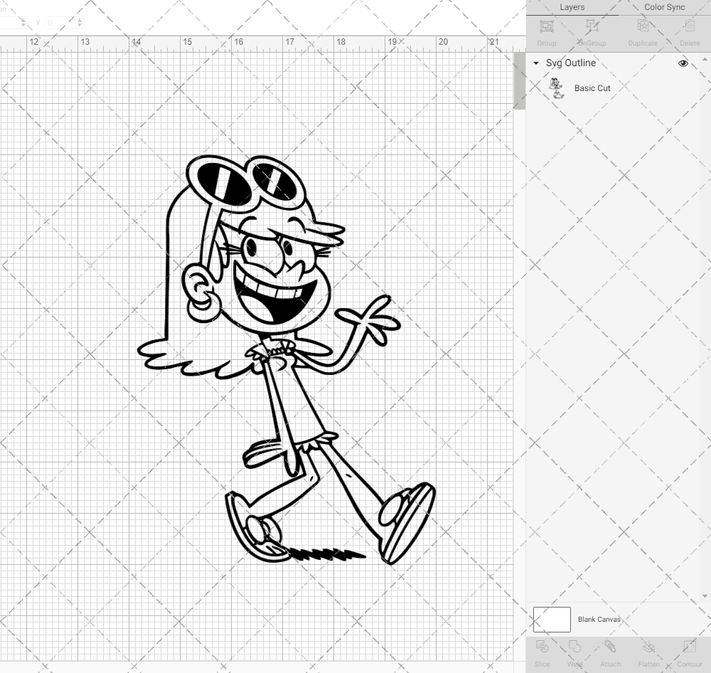 Leni Loud - The Loud House, Svg, Dxf, Eps, Png SvgShopArt