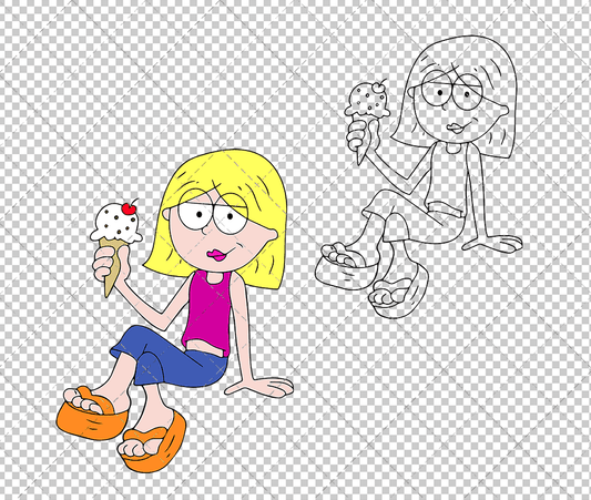 Lizzie McGuire 002, Svg, Dxf, Eps, Png SvgShopArt