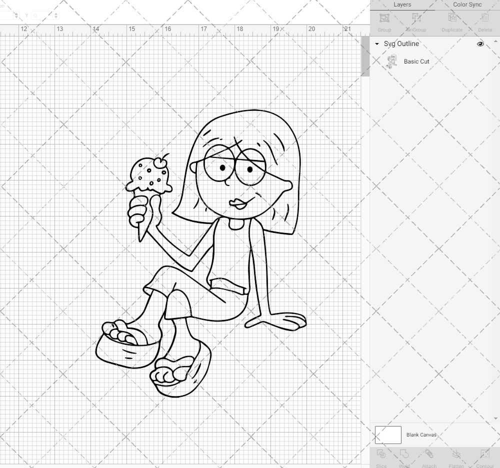 Lizzie McGuire 002, Svg, Dxf, Eps, Png SvgShopArt