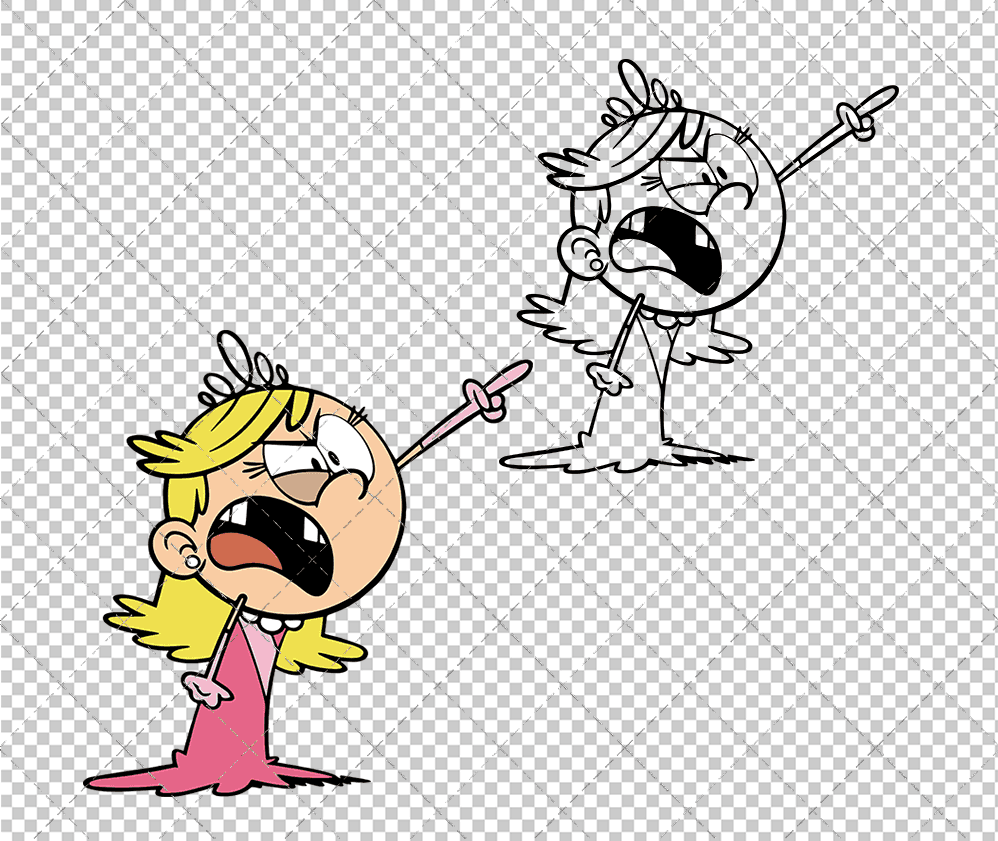 Lola Loud - The Loud House, Svg, Dxf, Eps, Png SvgShopArt