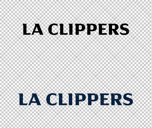 Los Angeles Clippers Wordmark 2024 002, Svg, Dxf, Eps, Png - SvgShopArt