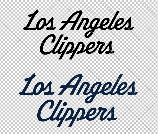 Los Angeles Clippers Wordmark 2024 003, Svg, Dxf, Eps, Png - SvgShopArt