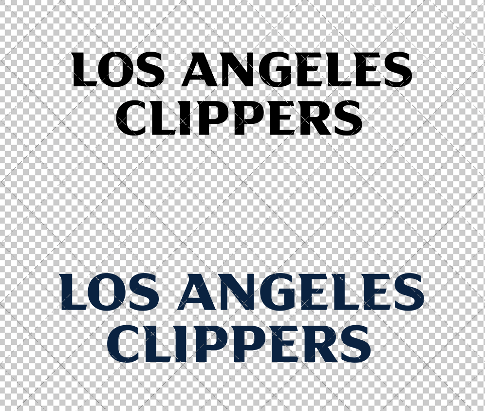 Los Angeles Clippers Wordmark 2024, Svg, Dxf, Eps, Png - SvgShopArt