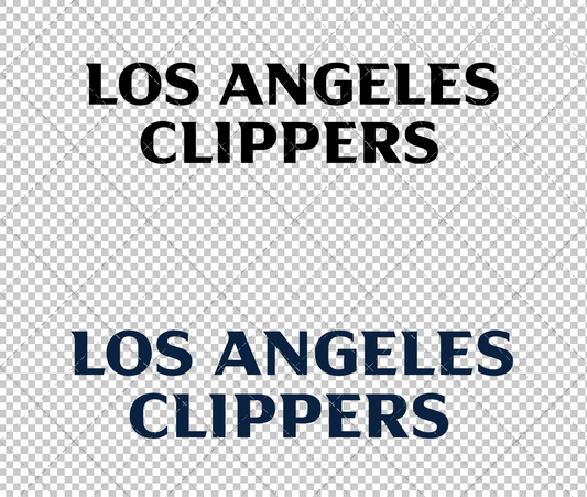 Los Angeles Clippers Wordmark 2024, Svg, Dxf, Eps, Png - SvgShopArt