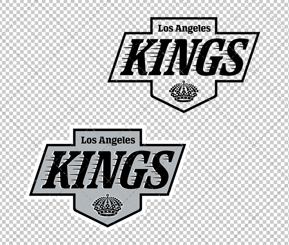 Los Angeles Kings Secondary 2024, Svg, Dxf, Eps, Png - SvgShopArt