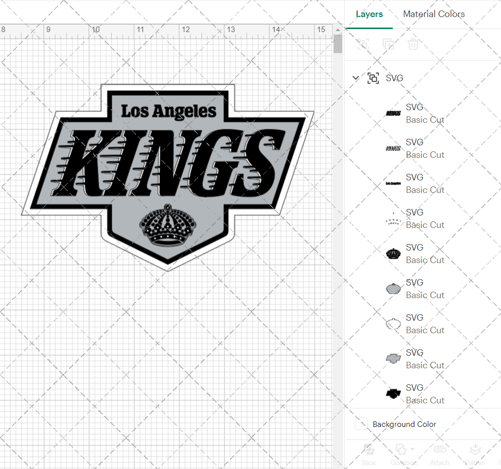 Los Angeles Kings Secondary 2024, Svg, Dxf, Eps, Png - SvgShopArt