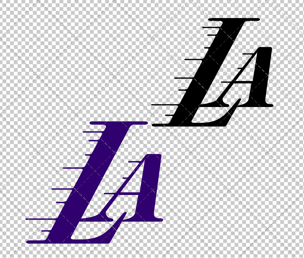 Los Angeles Lakers Alternate 2023 002, Svg, Dxf, Eps, Png - SvgShopArt