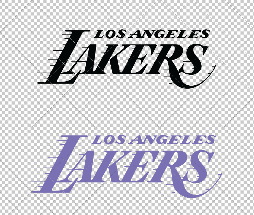 Los Angeles Lakers Wordmark 1974, Svg, Dxf, Eps, Png - SvgShopArt