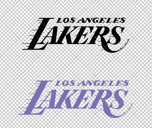 Los Angeles Lakers Wordmark 1974, Svg, Dxf, Eps, Png - SvgShopArt
