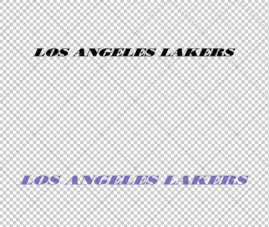 Los Angeles Lakers Wordmark 1995, Svg, Dxf, Eps, Png - SvgShopArt