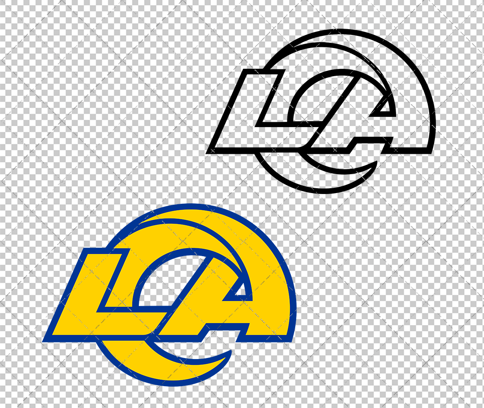 Los Angeles Rams Alternate 2026, Svg, Dxf, Eps, Png - SvgShopArt