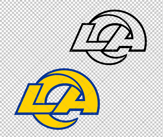 Los Angeles Rams Alternate 2026, Svg, Dxf, Eps, Png - SvgShopArt