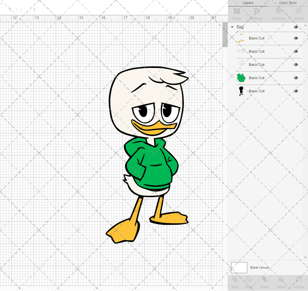 Louie - Ducktales, Svg, Dxf, Eps, Png SvgShopArt
