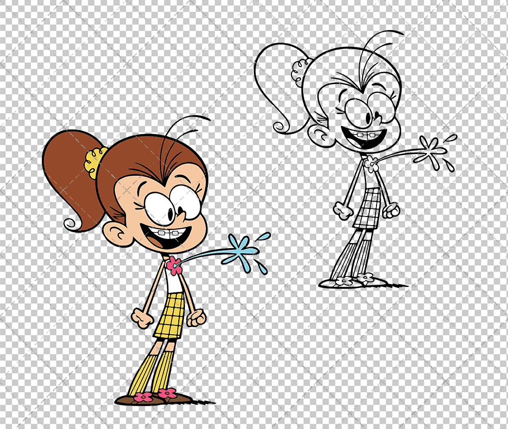Luan Loud - The Loud House, Svg, Dxf, Eps, Png SvgShopArt