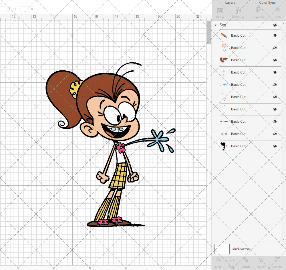 Luan Loud - The Loud House, Svg, Dxf, Eps, Png SvgShopArt