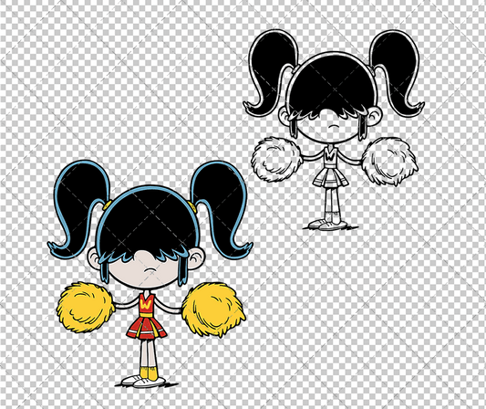 Lucy Loud - The Loud House 002, Svg, Dxf, Eps, Png SvgShopArt