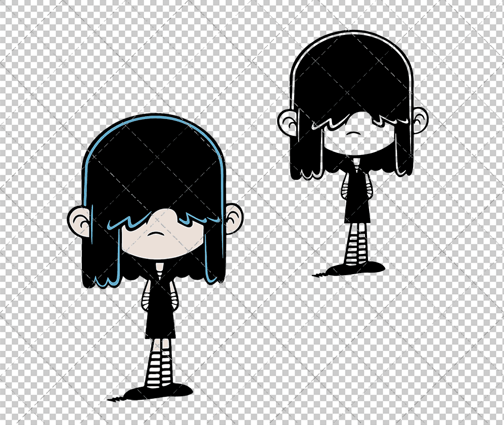 Lucy Loud - The Loud House, Svg, Dxf, Eps, Png SvgShopArt
