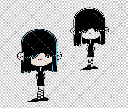Lucy Loud - The Loud House, Svg, Dxf, Eps, Png SvgShopArt