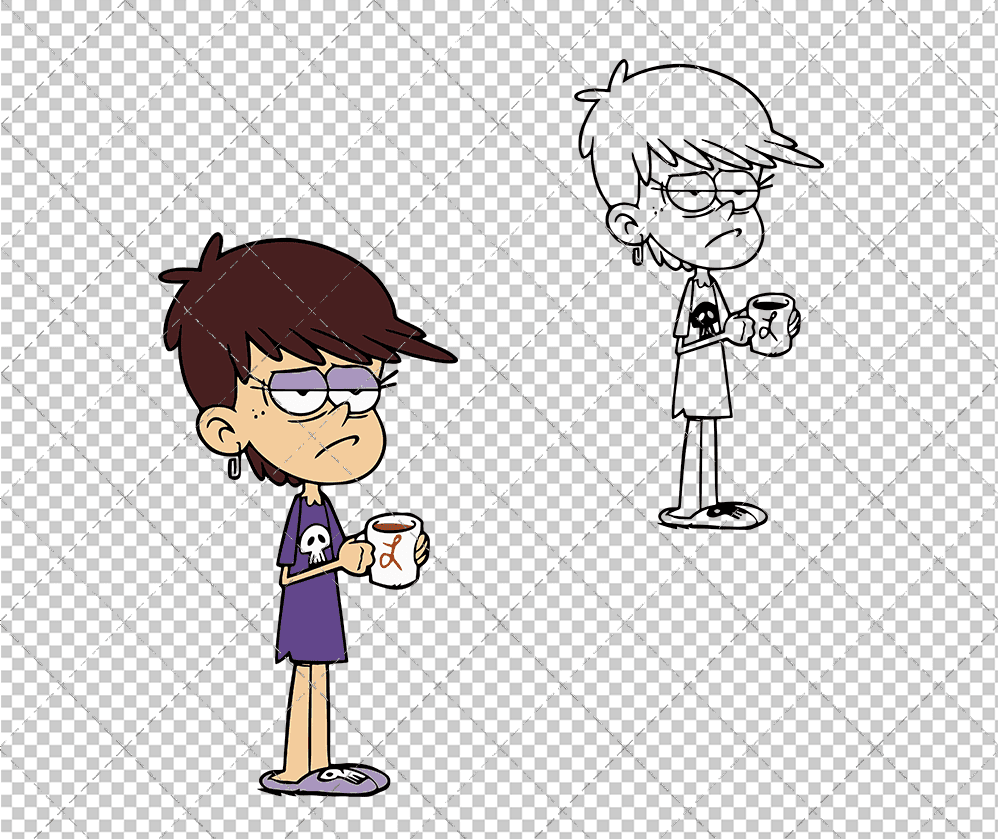 Luna Loud - The Loud House 002, Svg, Dxf, Eps, Png SvgShopArt