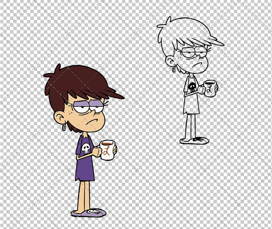 Luna Loud - The Loud House 002, Svg, Dxf, Eps, Png SvgShopArt