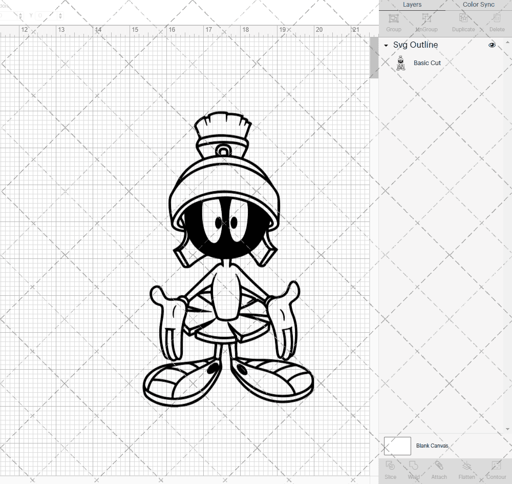 Marvin The Martian - Looney Tunes 002, Svg, Dxf, Eps, Png SvgShopArt