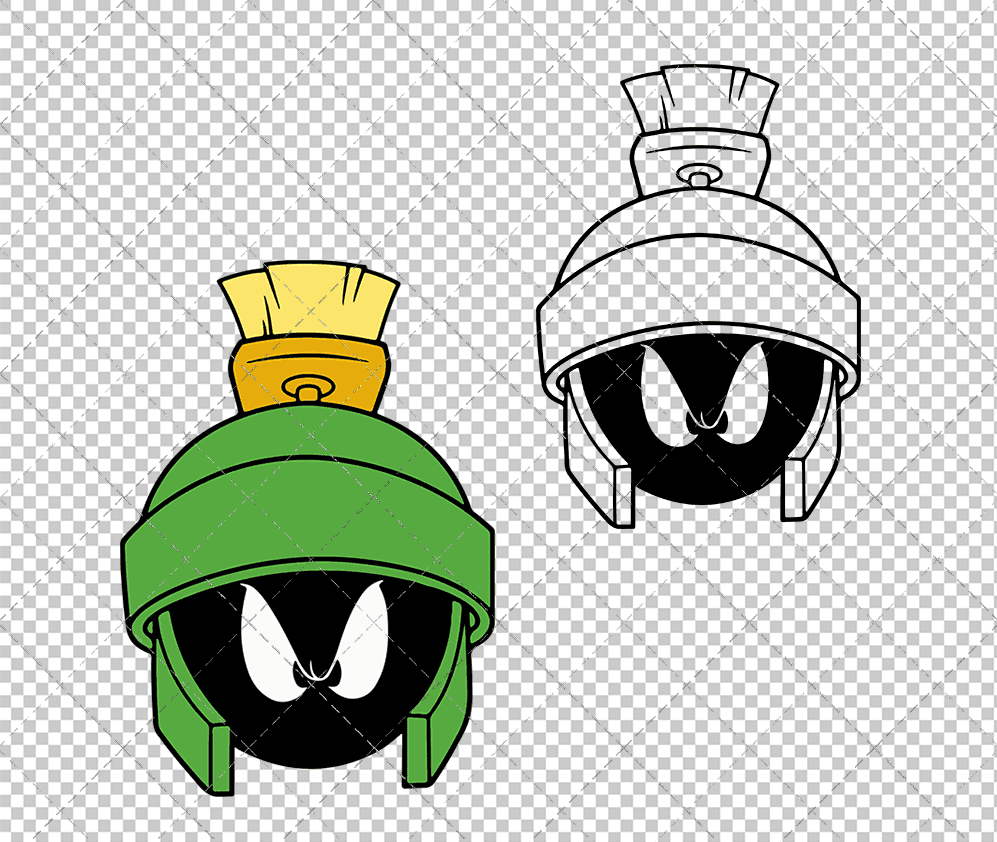 Marvin The Martian - Looney Tunes 004, Svg, Dxf, Eps, Png SvgShopArt