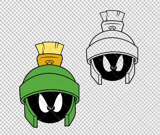 Marvin The Martian - Looney Tunes 004, Svg, Dxf, Eps, Png SvgShopArt