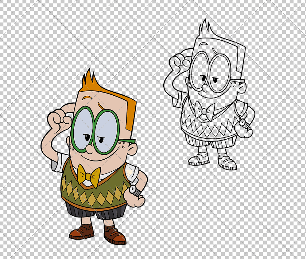 Melvin Sneedly - Captain Underpants, Svg, Dxf, Eps, Png SvgShopArt