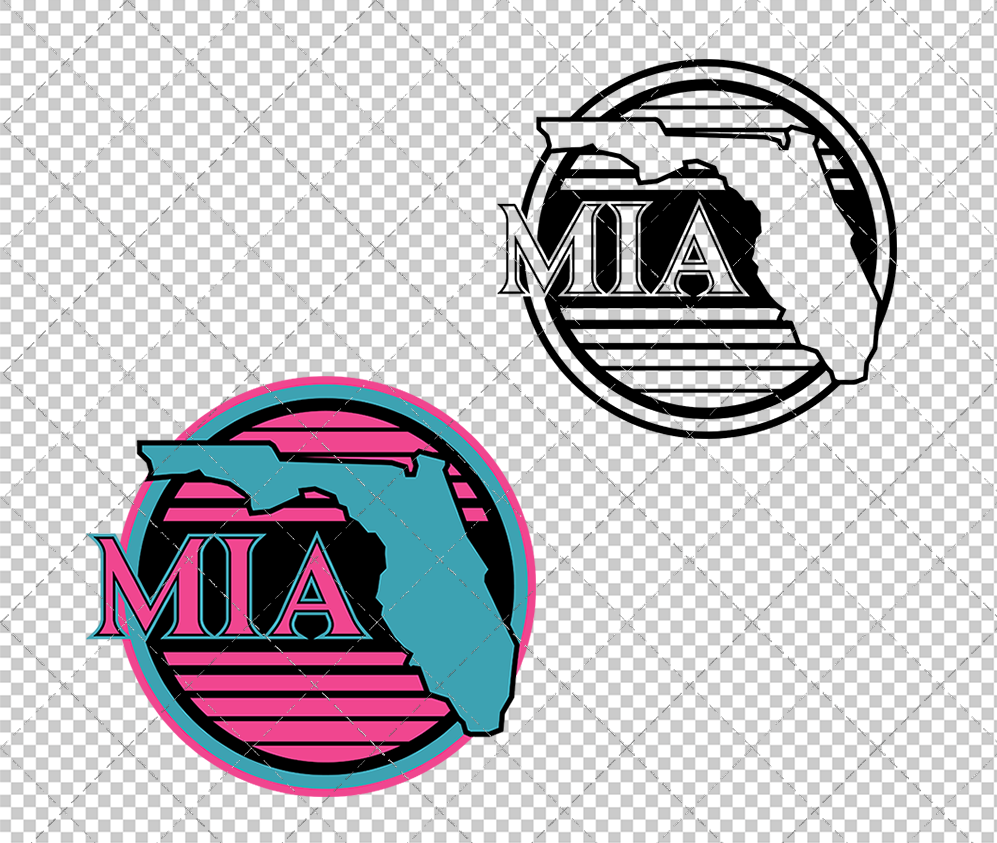 Miami Marlins City Connect Alternate 2025, Svg, Dxf, Eps, Png - SvgShopArt