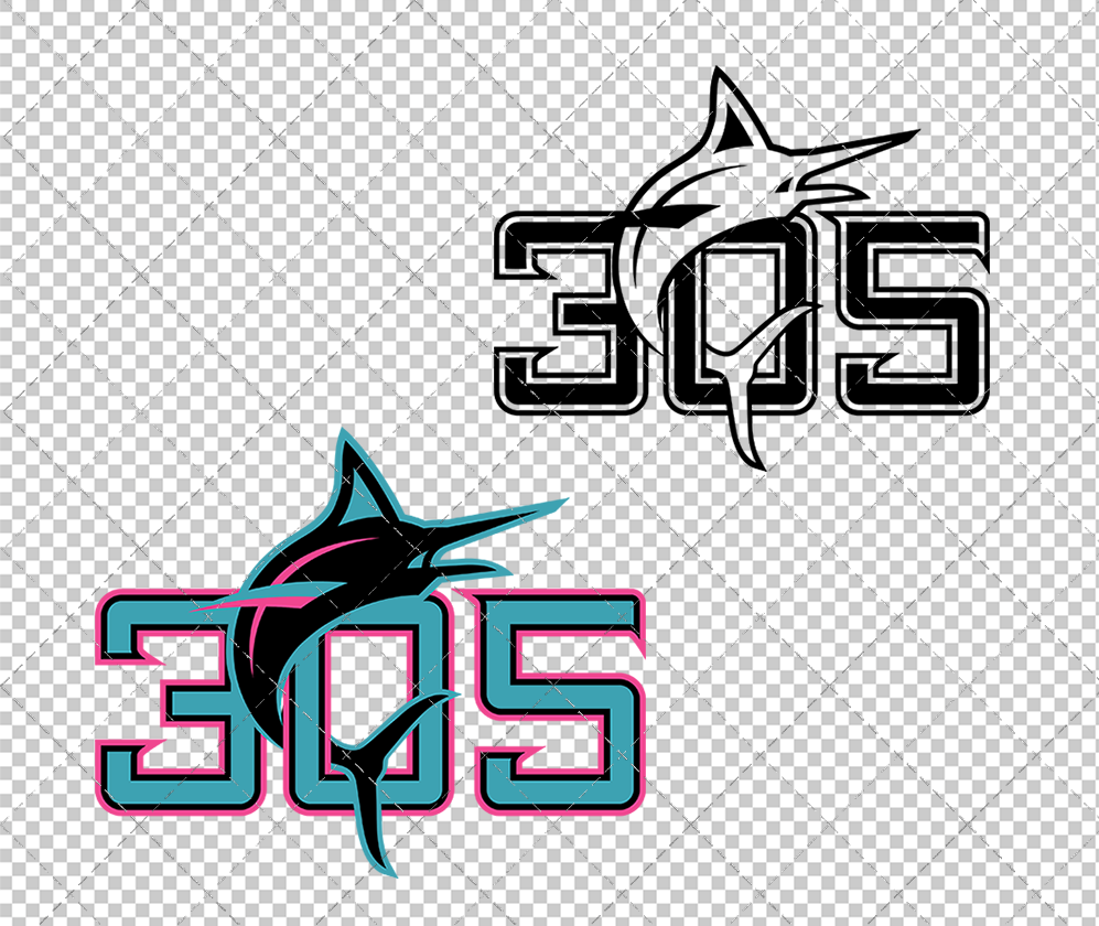 Miami Marlins City Connect Cap 2025, Svg, Dxf, Eps, Png - SvgShopArt