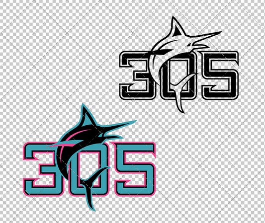 Miami Marlins City Connect Cap 2025, Svg, Dxf, Eps, Png - SvgShopArt
