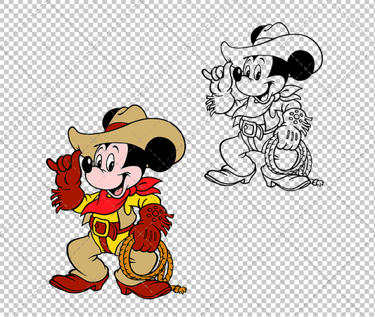 Mickey Mouse 002, Svg, Dxf, Eps, Png SvgShopArt