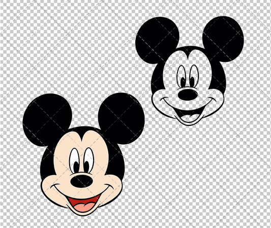 Mickey Mouse 008, Svg, Dxf, Eps, Png SvgShopArt